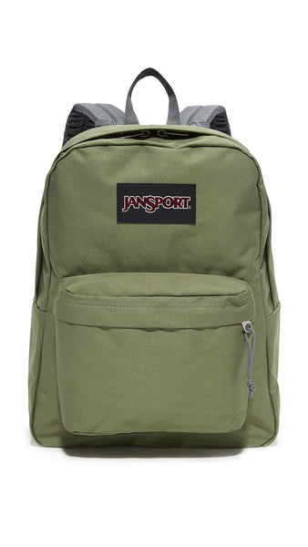 Jansport superbreak muted green on sale