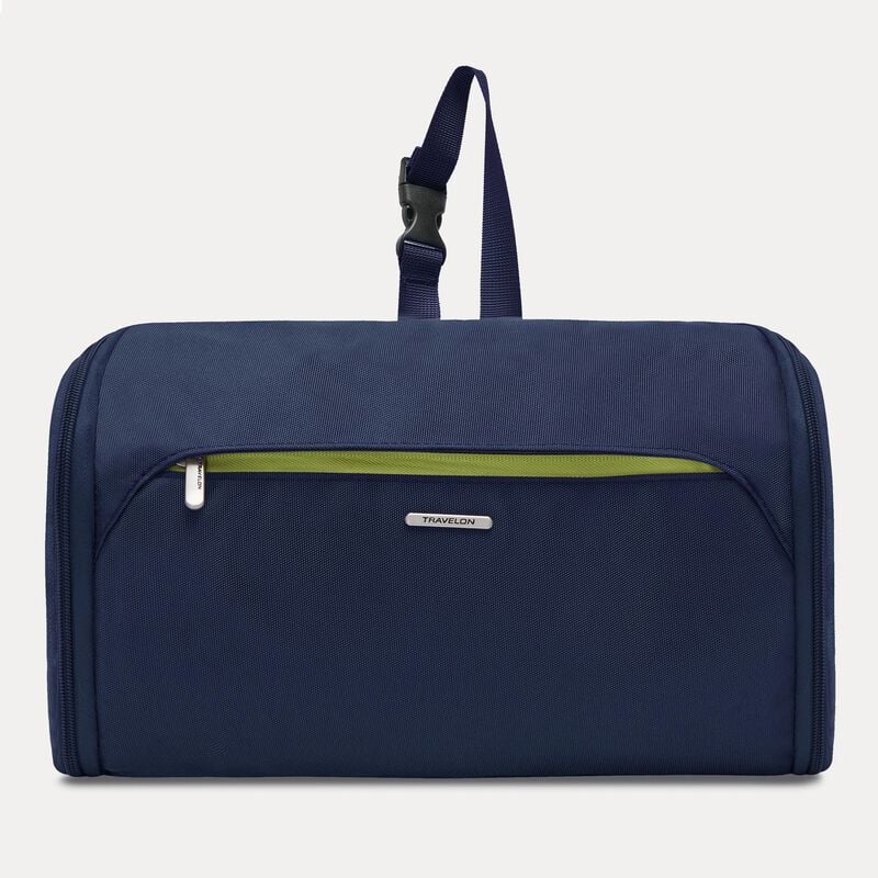 flat travel toiletry bags Colette Lay-Flat Canvas Bag- NATURAL BROWN this fold Colette Lay-Flat Canvas Toiletry Bag