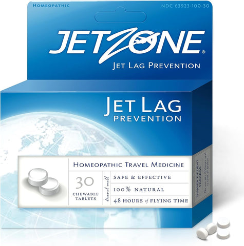 JetZone Homeopathic Jet Lag Prevention