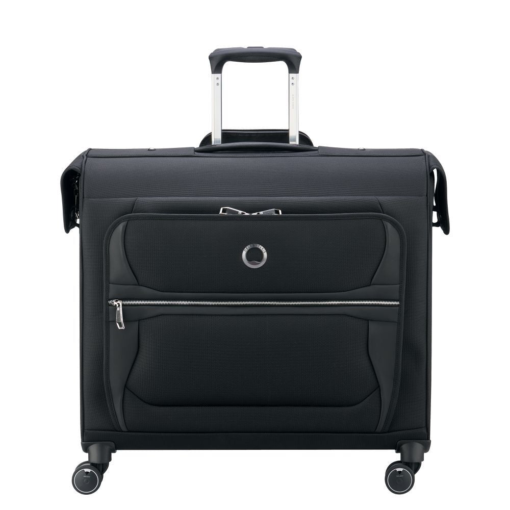 Traveler's Choice Travel Select Rolling Garment Bag Black Expandable Cabin  & Check-in Set - 15 inch Black - Price in India