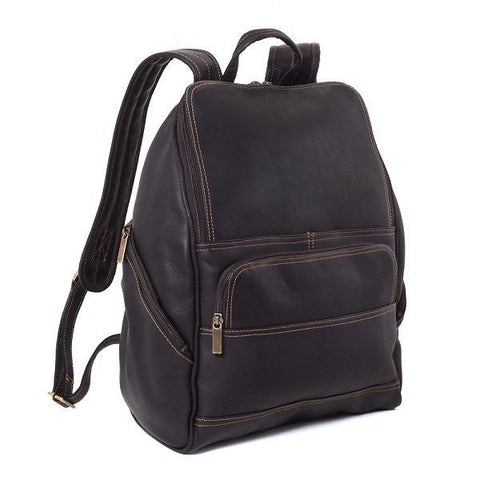 DayTrekr Leather Slim Backpack