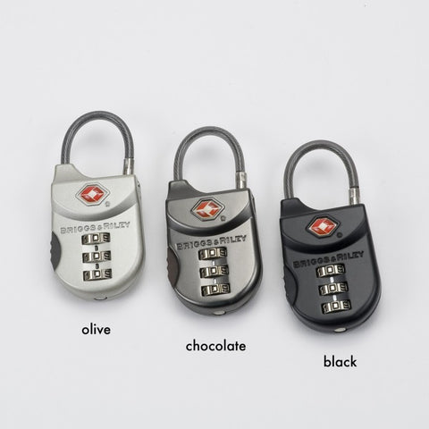 Briggs & Riley TSA Cable Luggage Lock (Metal)